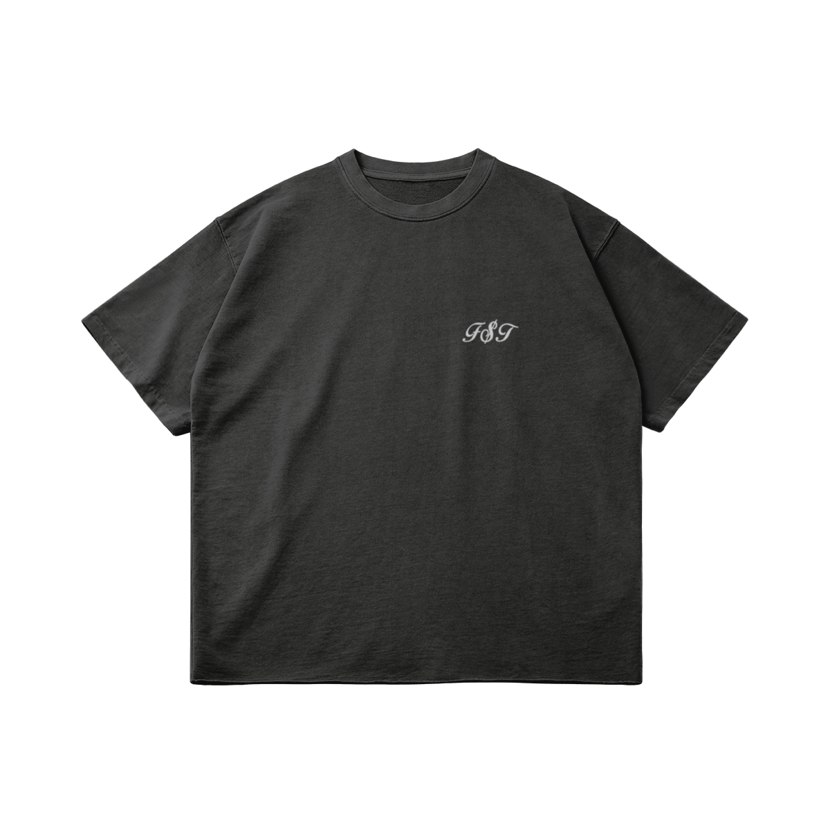 Fire-Rose Raw Hem T-Shirt