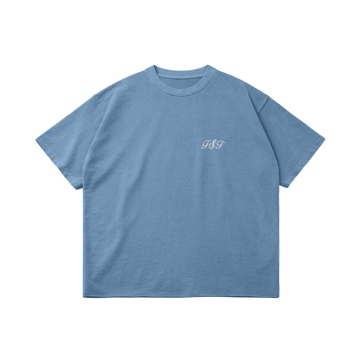 Fire-Rose Raw Hem T-Shirt