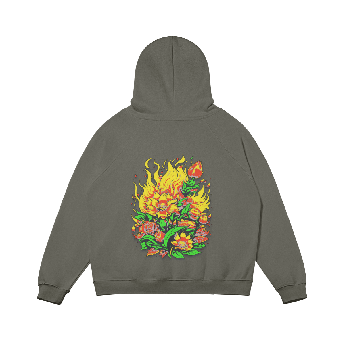 Fire-Rose Hoodie